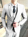 METRONAUT 3 piece suit for men Solid Men Suit