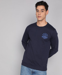 metronaut full sleeve solid men sweatshirt