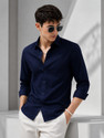 METRONAUT Men Regular Fit Solid Spread Collar