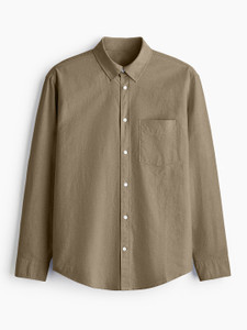 METRONAUT Men Solid Casual Brown Shirt
