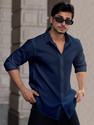 METRONAUT Men Regular Fit Solid Spread Collar Casual Shirt