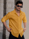 METRONAUT Men Regular Fit Solid Spread Collar Casual Shirt