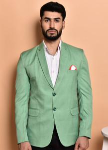 METRONAUT Men Solid Single Breasted Casual Blazer