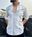 METRONAUT Men Striped Casual Multicolor Shirt