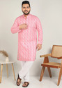 METRONAUT PLUS Men Printed Straight Kurta