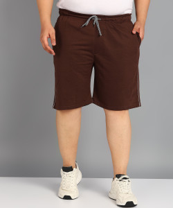 METRONAUT PLUS Solid Men Brown Casual Shorts