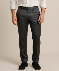 METRONAUT Regular Fit Men Grey Trousers