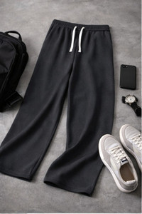 METRONAUT Relaxed Men Black Trousers