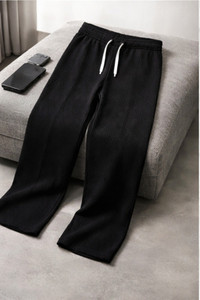 METRONAUT Relaxed Men Black Trousers