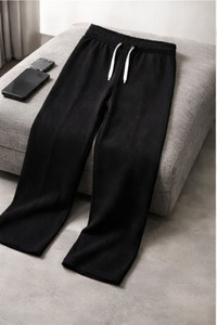 METRONAUT Relaxed Men Black Trousers