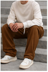 METRONAUT Relaxed Men Brown Trousers