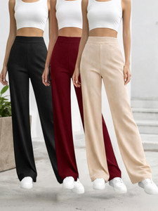 METRONAUT Relaxed Women Multicolor Trousers