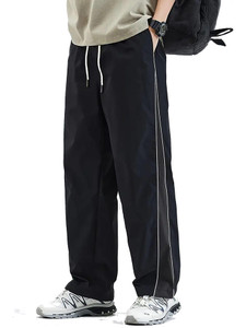 METRONAUT Solid Men Black Track Pants