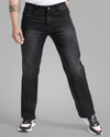 METRONAUT Straight Fit Men Black Jeans