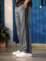 METRONAUT Striped Men Grey Track Pants