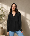 METRONAUT Women Solid Casual White Shirt