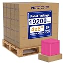 Metronic 19200Pack Bubble Mailer 4X8 Inch Pink Full Pallet Padded Envelopes