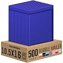 Metronic 500 Pack Bubble Mailers 10.5X16 Inch Self Seal Padded Mailers Blue