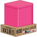 Metronic Bubble Mailers 6x10 600 Pack Pink Padded Mailers