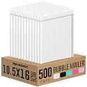Metronic Large Bubble Mailers 10.5x16 Inch 500PC Padded Envelopes White