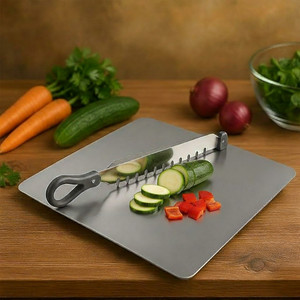 METSTIK Stainless Steel Cutting Board