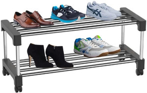 METZO Metal Plastic Shoe Stand