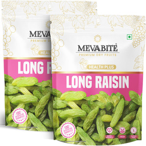 MEVABITE Premium Green Raisins Kishmish 500gm 100