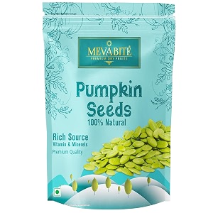 mevabite pumpkin seeds for eating - 200g  omega-3 rich  healthy diet  fiber rich superfood - immunity boosting nutritious snacks  diet food