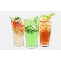 400 ML Water Glass Tumbler Highball Glasses Clear Iced Tea and Glasses for Drinking Cocktail, Juice, Milkshake, Coke, Soda, Dishwasher (3, 400 ML)