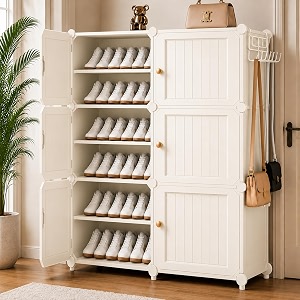 Mevigo Plastic Shoe Rack for Home with