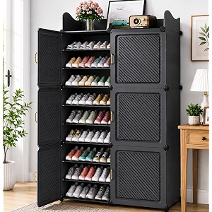 Mevigo Plastic Shoe Rack for Home with