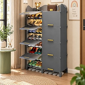 Mevigo Plastic Shoe Rack for Home with