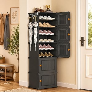 Mevigo Plastic Shoe Rack for Home with
