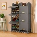 Mevigo Plastic Shoe Rack for Home with