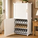 Mevigo Plastic Shoe Rack for Home with