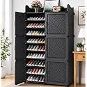 Mevigo Plastic Shoe Rack for Home with