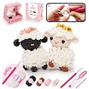 Mewaii Crochet Kit for Beginners, 2 Pack Lambs Craft Set