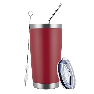 meway 20oz coffee mug coffee tumbler coffee cup red 1