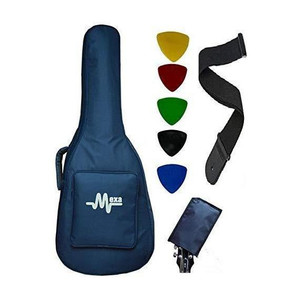 mexa acoustic guitar bag foam padded for 38 39 40 41 inches guitar like-fender yamaha cort ibanez xtag ashton kadence vault hobmer givson kaps other brands wpsbl guitar bag