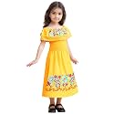 Mexican Dress for Girls Traditional Vestidos Mexicanos Cinco de Mayo Embroidered Dresser Toddler Kids