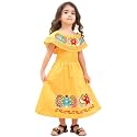 Mexican Dress for Girls Traditional Vestidos Mexicanos Cinco de Mayo Embroidered Dresser Toddler Kids