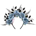 Mexican Flower Crown Halloween Floral Headband Rose Flower Tiara