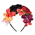 Mexican Flower Crown Halloween Floral Headband Rose Flower Tiara