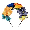 Mexican Flower Crown Halloween Floral Headband Rose Flower Tiara
