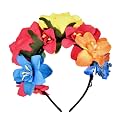 Mexican Flower Crown Halloween Floral Headband Rose Flower Tiara
