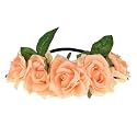 Mexican Flower Crown Halloween Floral Headband Rose Flower Tiara