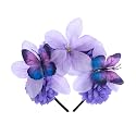 Mexican Flower Crown Halloween Floral Headband Rose Flower Tiara