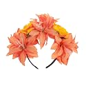 Mexican Flower Crown Halloween Floral Headband Rose Flower Tiara