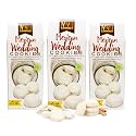Mexican Wedding Cookies by Too Good Gourmet, 3-Pack, Buttery Almond Shortbread Coated with Powdered Sugar, Premium Treats for Dessert, Parties, Gifts, Snacks