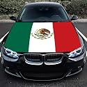 Mexico Mexican Flag Car Hood Cover 3.5X5Ft Car Bonnet Banner